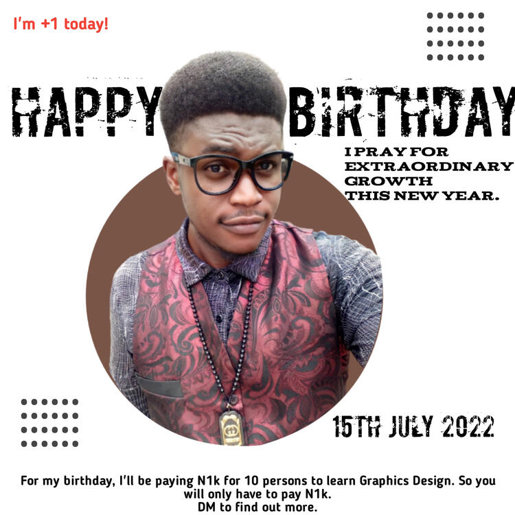 Birthday poster