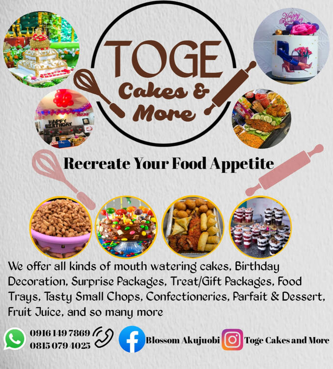 Cake brand flyer